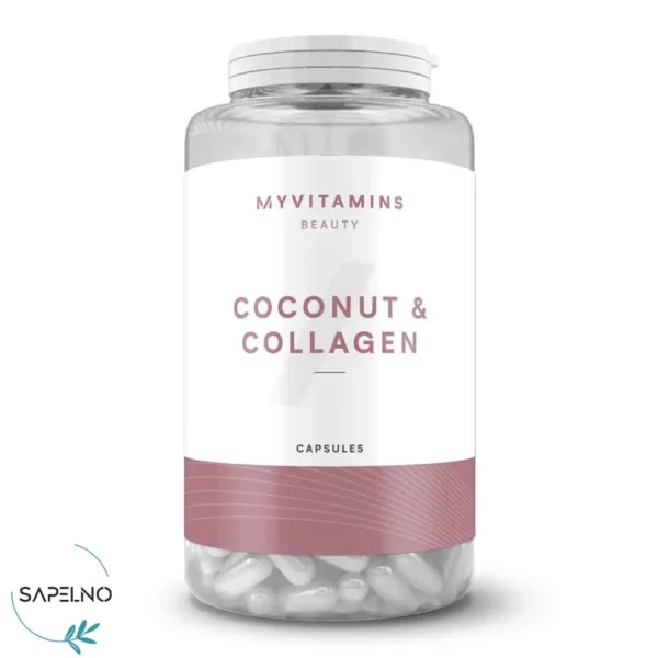 تصویر قرص Myvitamins Coconut Collagen، مکمل تقویتکننده مو، ناخن و پوست،